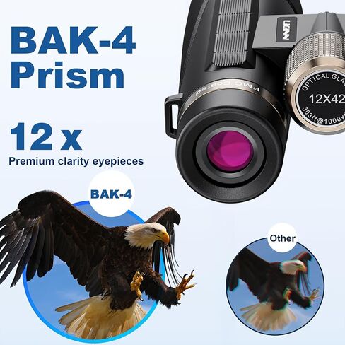 12x42 UHD High Powered Binoculars for Adults (12X42) in Kuwait