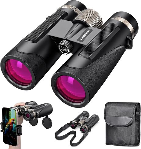12x42 UHD High Powered Binoculars for Adults (12X42) in Kuwait