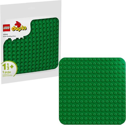 LEGO DUPLO Green Building Plate - Learning and Educational Building Toy for Toddlers, Preschool, Boys and Girls, Ages 1.5+ - Gift Ideas for Birthdays - 10460 in Kuwait