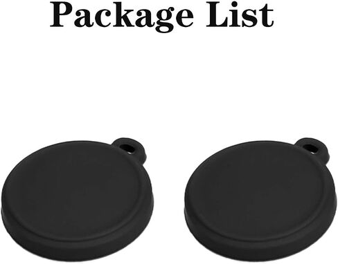 2PCS Silicone Lens Cap for Insta360 GO Ultra, Soft Camera Lens Cover Dustproof & Scratchproof Protective Case Cover Set, Compatible with 360 GO Ultra Action Camera Accessories（Black in Kuwait