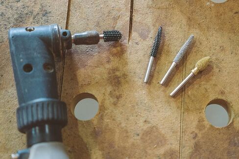 Kutzall Original Cylinder Rotary Burr, 1⁄8" Shaft, Fine - Wood Carving Bit for Dremel, Foredom, DeWalt, Milwaukee. Abrasive Tungsten Carbide, 1⁄8" (3.1mm) Dia. X 7⁄8" (22.2mm) Length, C-18-EG in Saudi Arabia