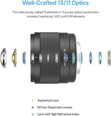 VILTROX AF 56mm F1.7 XF APS-C Lens for Fujifilm Fuji X-Mount Cameras,STM Motor Auto Focus,Large Aperture,Compatible for X-T5, X-T4, X-T30 II, X-S10, X-T200, X-T30 etc. in Kuwait