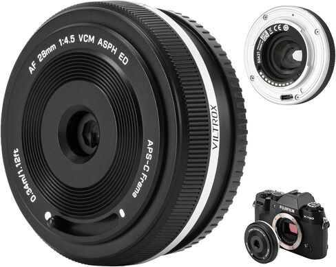 VILTROX AF 56mm F1.7 XF APS-C Lens for Fujifilm Fuji X-Mount Cameras,STM Motor Auto Focus,Large Aperture,Compatible for X-T5, X-T4, X-T30 II, X-S10, X-T200, X-T30 etc. in Kuwait