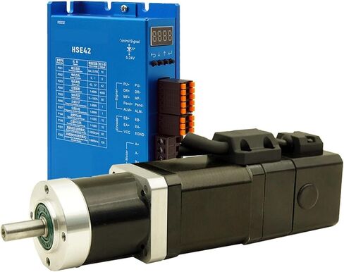 Brake Planetary Geared 0.8Nm Nema17 Closed Loop Stepper Motor 2.5A and Driver HSE42 Stepping with Encoder Reducer | Ratio 40 to 1 in Kuwait