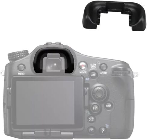 Eyecup with Rubber Coated Plastic Compatible with Sony Alpha a77 II, a77, a65, a58, a57 Digital Cameras Electronic Viewfinder Replaces Sony FDA-EP12 in Kuwait