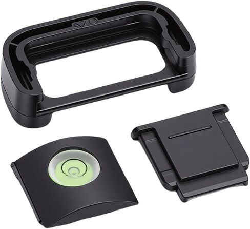 Eyecup Viewfinder & Hot Shoe Cover with Bubble Level for A7C Camera - Silicone Eye Cup, Protector Cap, AntiGlare, Dust Proof in Kuwait