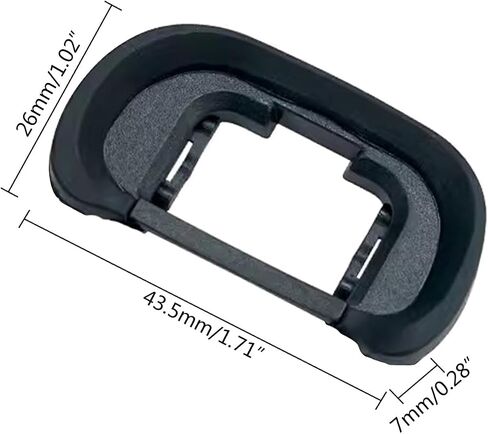 EP18 Viewfinders Soft Eyecups Eyepiece View Finder Eye Cup Rubber Replaces for A7M4 A7M3 A7III A7R2 Eyepiece Eye Cup in Kuwait