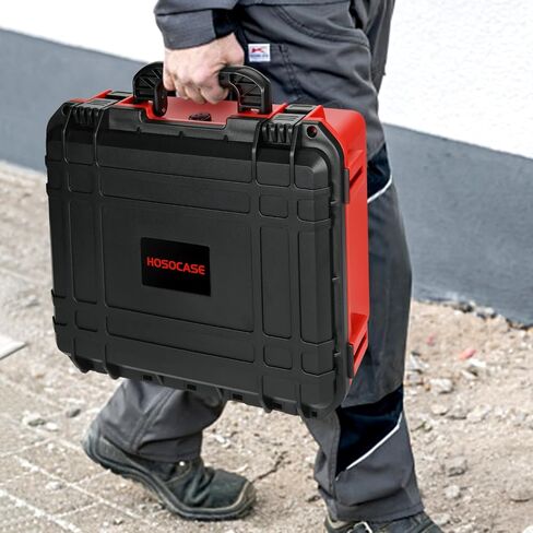 Storage Box for Milwaukee Battery Case: Waterproof with Adjustable Divider | Hard Carrying Case for Milwaukee M18/M12 Tool Battery Pack 18V/12V 1.5/2.0/3.0/4.0/5.0/6.0/6.5/8.0/9.0Ah Charger, Case Only in Kuwait
