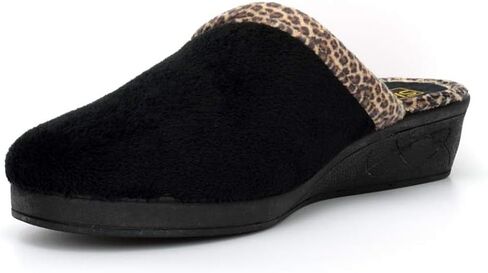 Sleepers Womens/Ladies Jackie Slippers (7) (Black) in Kuwait