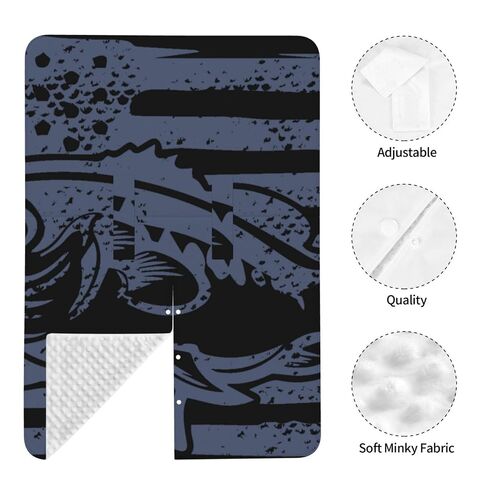 Us Bass Fishing Flag Baby Car Seat Cover & Breastfeeding Nursing Cover - Breathable Stretch Fabric Multi-Use Nursing Cover for Breastfeeding in Kuwait