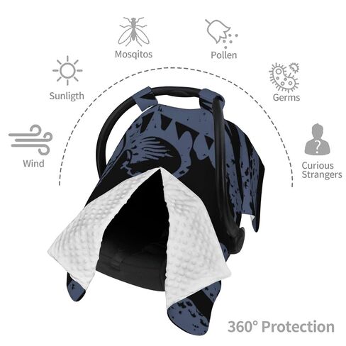 Us Bass Fishing Flag Baby Car Seat Cover & Breastfeeding Nursing Cover - Breathable Stretch Fabric Multi-Use Nursing Cover for Breastfeeding in Kuwait