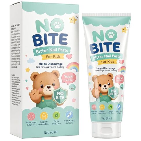 Nail Biting Prevention and Thumb Sucking Deterrent, Plant Bitter Taste | Bitter Nail Polish for Kids and Adults, Lightweight and Quick-drying, Safe Botanical Plant Extract, 2 Fl Oz in Kuwait