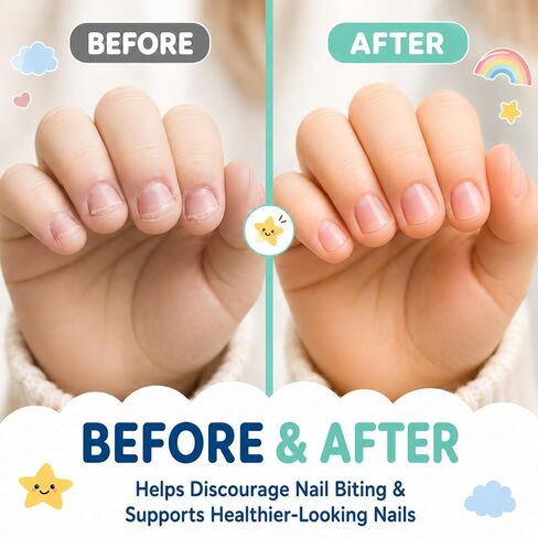 Nail Biting Prevention and Thumb Sucking Deterrent, Plant Bitter Taste | Bitter Nail Polish for Kids and Adults, Lightweight and Quick-drying, Safe Botanical Plant Extract, 2 Fl Oz in Kuwait