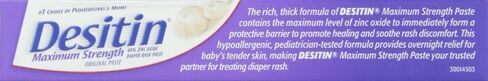 Desitin Maximum Strength Baby Diaper Rash Cream with 40% Zinc Oxide, Travel Size, 1 oz (Pack of 6) in Kuwait