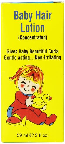 Clubman Baby Hair Lotion – Concentrated Formula for Beautiful Curls, Gentle & Non-Irritating Hair Cream for Infants and Toddlers, 2 fl oz in Kuwait