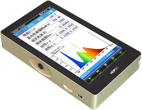 Spectrometer Spectral Color Light Meter/Spectral Flicker Light Meter LCD Display Light Meter Hand-held Environmental Test Light Meter Scanning Test Various Light Sources in Kuwait