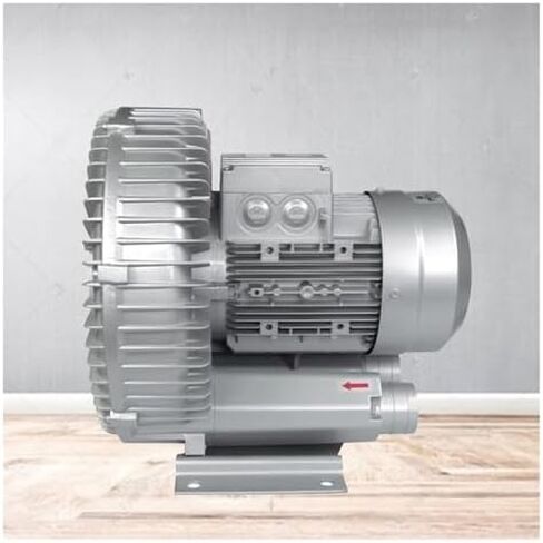 Regenerative Blower High-Pressure Vortex Ring Phase for Sewage Aeration Aquarium Blower Industrial Vacuum Pump,550W Vortex Ring Blower, 110V 50Hz High-Pressure Regenerative Blower, Single P in Kuwait