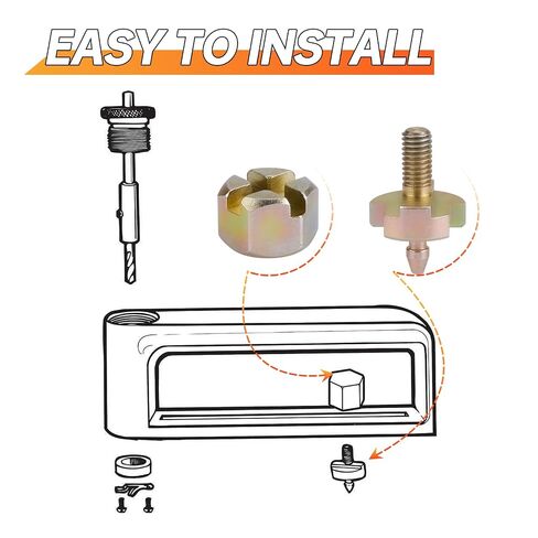2Pcs HC1B Pivot Pin Set for Malco 1ELG5 1ELH8 HC1 HC2 Metal Hole Cutters | Pivot Pin Tool Replacement Parts Compatible with Sheet Metal Hole Cutters, Hole Cutter Pivot Pin Tool in Kuwait