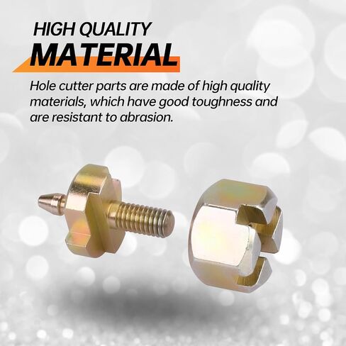 2Pcs HC1B Pivot Pin Set for Malco 1ELG5 1ELH8 HC1 HC2 Metal Hole Cutters | Pivot Pin Tool Replacement Parts Compatible with Sheet Metal Hole Cutters, Hole Cutter Pivot Pin Tool in Kuwait