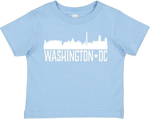 inktastic Washington DC Skyline Cities Toddler T-Shirt in Kuwait