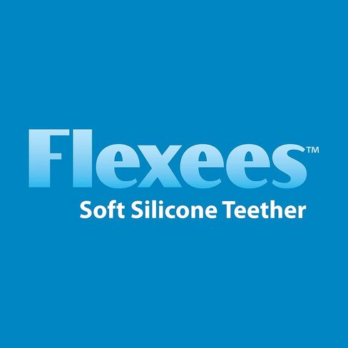 Dr. Brown's Flexees Teether, Pink Bunny, Soft 100% Silicone Baby Teether, BPA Free, 3m+, 1 Pack in Kuwait