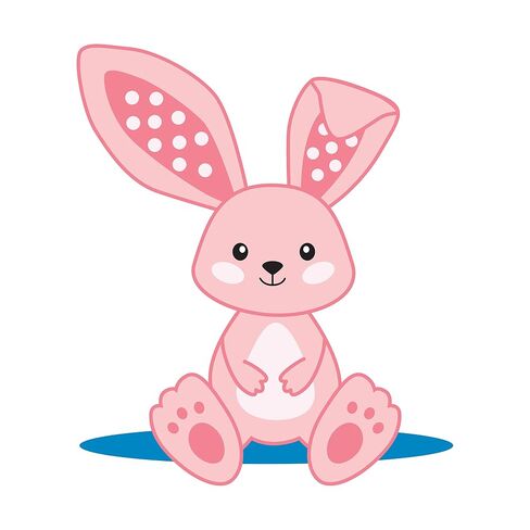 Dr. Brown's Flexees Teether, Pink Bunny, Soft 100% Silicone Baby Teether, BPA Free, 3m+, 1 Pack in Kuwait