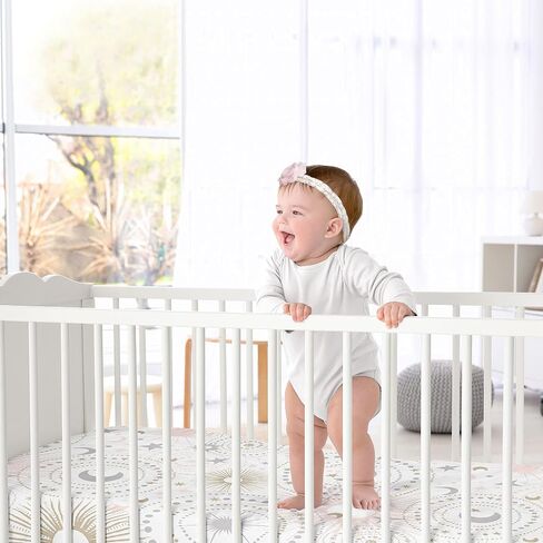 Sweet Jojo Designs Fitted Baby Crib Sheets (Stars and Moon) for Girls, Infant Nursery, Toddler Room - Standard Size (Celestial, Sky, Star, Classic, Outer Space, Grey, Blush Pink and Gold, Gray) in Kuwait