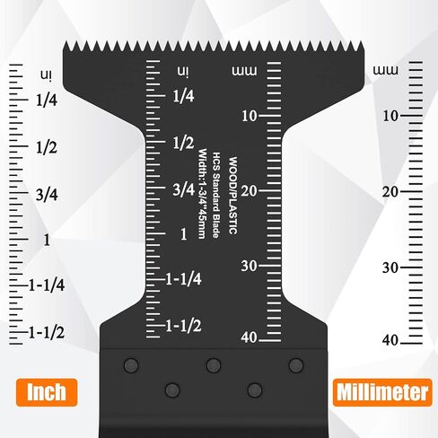 100Pcs Oscillating Saw Blades, 1-3/4" Quick Release Multi Tool Blades Kits Universal Oscillating Tool Blades Wood Plastic Multitool Blades Compatible with Dewalt Ryobi Makita Bosch Craftsman in Kuwait