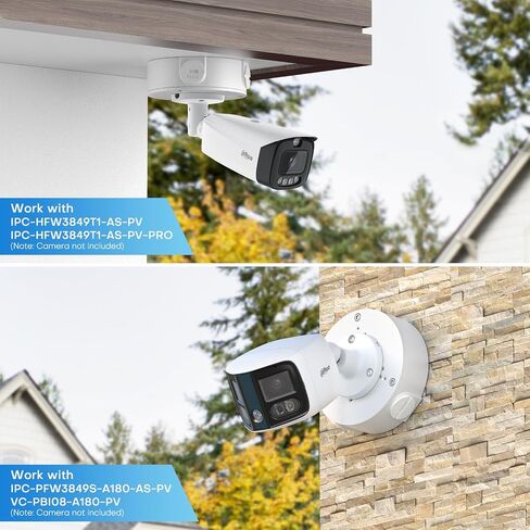 VALUCAMPFA130-E Security Camera Bracket Wall Ceilling Mounting Junction Box IP66 Water-Proof for Bullet Turret Dome Camera HDW4631C-A, PFW3849S-A180-AS-PV,HFW2841S-S,HDW3849H-AS-PV,PDW3849-A180-AS-PV in Kuwait