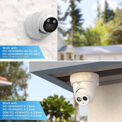 VALUCAMPFA130-E Security Camera Bracket Wall Ceilling Mounting Junction Box IP66 Water-Proof for Bullet Turret Dome Camera HDW4631C-A, PFW3849S-A180-AS-PV,HFW2841S-S,HDW3849H-AS-PV,PDW3849-A180-AS-PV in Kuwait
