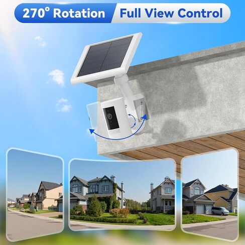 Universal 2-in-1 Wall Mount for Camera and Solar Panel, Compatible with Ring Stick Up Cam/Spotlight Cam Battery/Plus/Pro, Blink, Arlo, Wyze, 360° Adjustable, Easy Install Kit in Kuwait