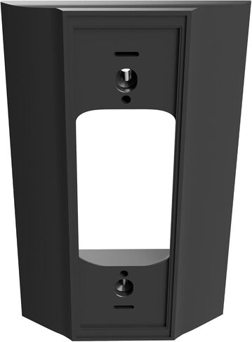 Proprietary Wall Plate Adapter for Ring Wired Doorbell Plus 2nd Gen, Wired Doorbell 2nd Gen and Eufy T8222 - Cleaner Install, Wiring Clearance and Single-Gang Box Coverage - Black in Kuwait
