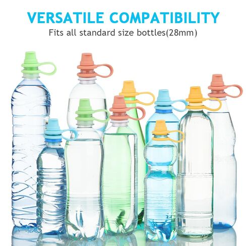 Water Bottle Spout Adapter for Toddlers, 4 Pack No Spill Water Bottle Topper, BPA-Free Silicone, Leakproof, Reusable & Easy-to-Use, Travel Toddler Essentials in Kuwait