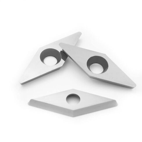 Diamond Carbide Insert Replacement Cutter for Woodturning, 10 X 28- Dia4.3mm with Round Point Indexable Carbide Cutter fits for DIY Woodworking Wood Turning Hollower Tools, Ci4, 10pcs in Kuwait