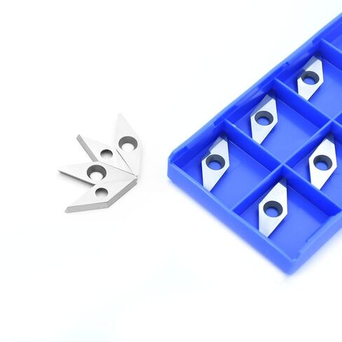 Diamond Carbide Insert Replacement Cutter for Woodturning, 10 X 28- Dia4.3mm with Round Point Indexable Carbide Cutter fits for DIY Woodworking Wood Turning Hollower Tools, Ci4, 10pcs in Kuwait
