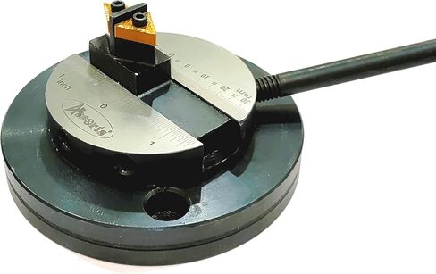Lathe Ball Turning Attachment – Round Base with Size Scale – Double Bit – Convex & Concave Metal Sphere Radius Turning Tool | Fits Myford & Similar Lathes | Precision Metalworking Accessory in Kuwait