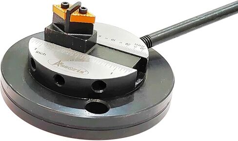 Lathe Ball Turning Attachment – Round Base with Size Scale – Double Bit – Convex & Concave Metal Sphere Radius Turning Tool | Fits Myford & Similar Lathes | Precision Metalworking Accessory in Kuwait