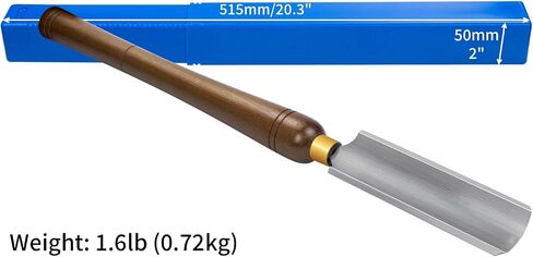 2-Inch HSS Spindle Roughing Gouge, Lathe Chisel for Wood Turning | M2 High-Speed Steel With HRC60 Hardness, Precision Ground Cutting Edge, Ideal Spindle Roughing Tool For Wood Lathe Turning in Kuwait