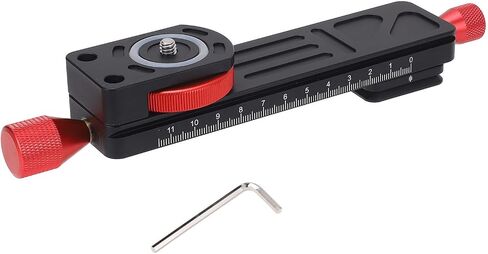 W160 Macro Rail Slider for Mirrorless Cameras, High Accuracy Aluminum Alloy Focus Rail with Quick Release Plate and 1/4 Screw Hole for Macro Photography in Kuwait