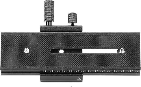 2 Way Macro Focusing Rail Slider, Camera Rail Slider for Close up, Precision Dual Direction Adjustment with 1/4" Mounting Screw for DSLR Cameras in Kuwait