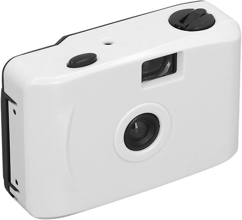 Yosoo Health Gear Reusable 35MM Film Camera, Water ToleranceOutdoor Snorkeling Camera with 1/100s Shutter Speed, F/9 28MM Lens (Black White) in Kuwait