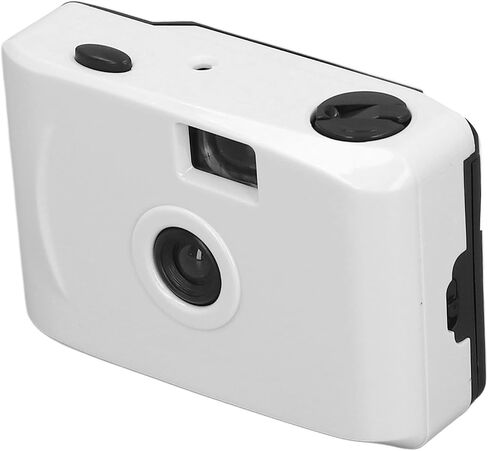 Yosoo Health Gear Reusable 35MM Film Camera, Water ToleranceOutdoor Snorkeling Camera with 1/100s Shutter Speed, F/9 28MM Lens (Black White) in Kuwait