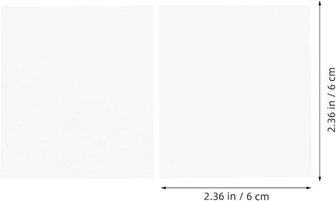 Lurrose 12pcs LED Light Diffuser Film Sheet, Adhesive Sticker Diffuser Filter Panel, White Soft Light Diffusing Film Paper for Home or Photography .4x2.4 inch in Kuwait