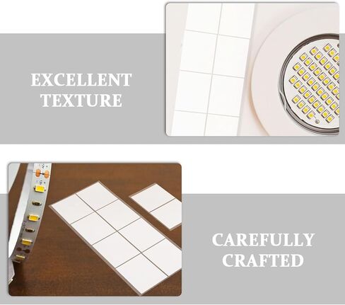 Lurrose 12pcs LED Light Diffuser Film Sheet, Adhesive Sticker Diffuser Filter Panel, White Soft Light Diffusing Film Paper for Home or Photography .4x2.4 inch in Kuwait