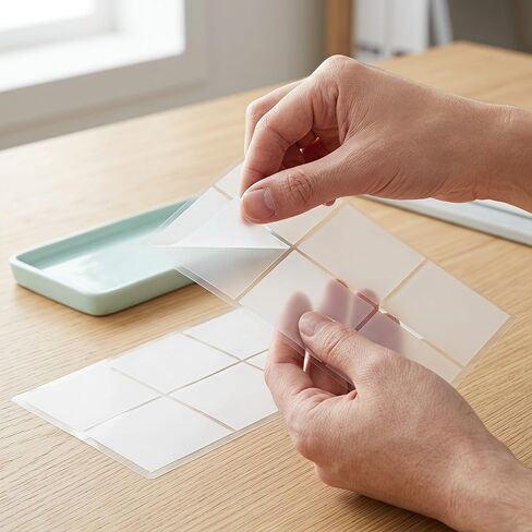 Lurrose 12pcs LED Light Diffuser Film Sheet, Adhesive Sticker Diffuser Filter Panel, White Soft Light Diffusing Film Paper for Home or Photography .4x2.4 inch in Kuwait