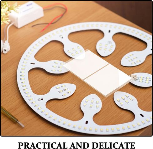 Lurrose 12pcs LED Light Diffuser Film Sheet, Adhesive Sticker Diffuser Filter Panel, White Soft Light Diffusing Film Paper for Home or Photography .4x2.4 inch in Kuwait