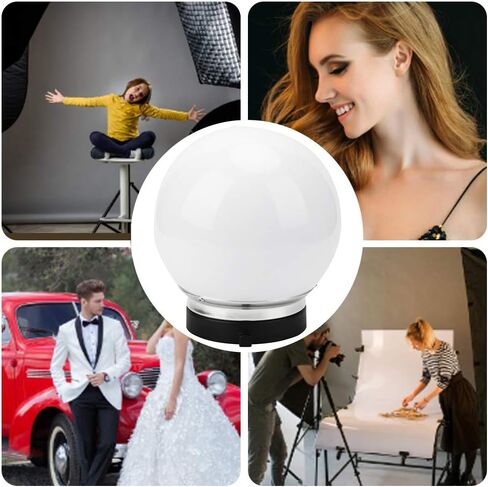 15cm Soft Light Ball Flash Lampshade Diffuser, Universal Studio Light Modifier for Bowens Mount 360 Even Lighting Globe for Portrait Product Wedding Photography in Kuwait