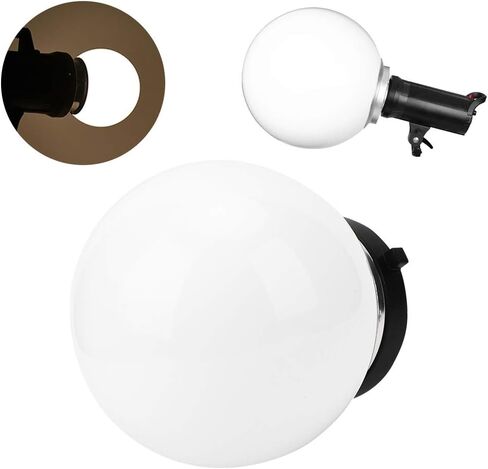 15cm Soft Light Ball Flash Lampshade Diffuser, Universal Studio Light Modifier for Bowens Mount 360 Even Lighting Globe for Portrait Product Wedding Photography in Kuwait