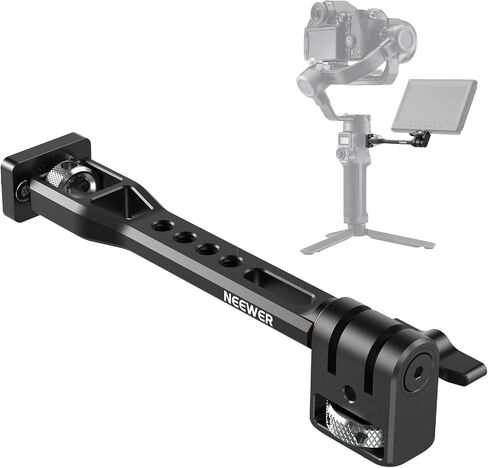 NEEWER Adjustable Field Monitor Mount, 360° Rotating Camera Monitor Holder with 1/4 Inch Thread, Compatible with DJI RS4 Pro RS3 RS2 RSC2 ZHIYUN Crane 2S Crane 3 3S WEEBILL-S MOZA Gimbals, GA005 in Kuwait