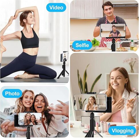 5" Selfie Monitor Screen with Bluetooth Remote for Vlog Streaming | 5-in low latency back camera monitor with clip bracket and Bluetooth remote, for vlogging, TikTok and YouTube live broadcast in Kuwait